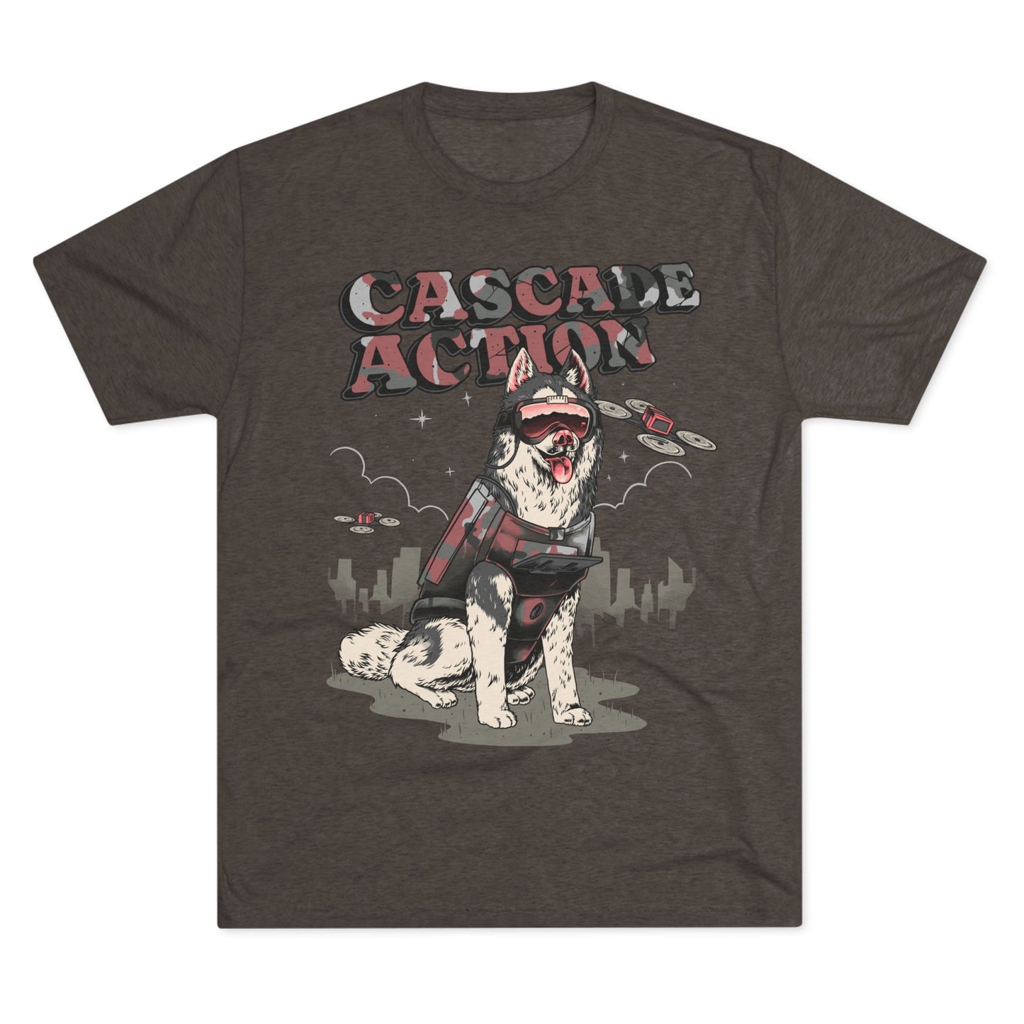 "Whiskey" Dog Tri-Blend T Shirt
