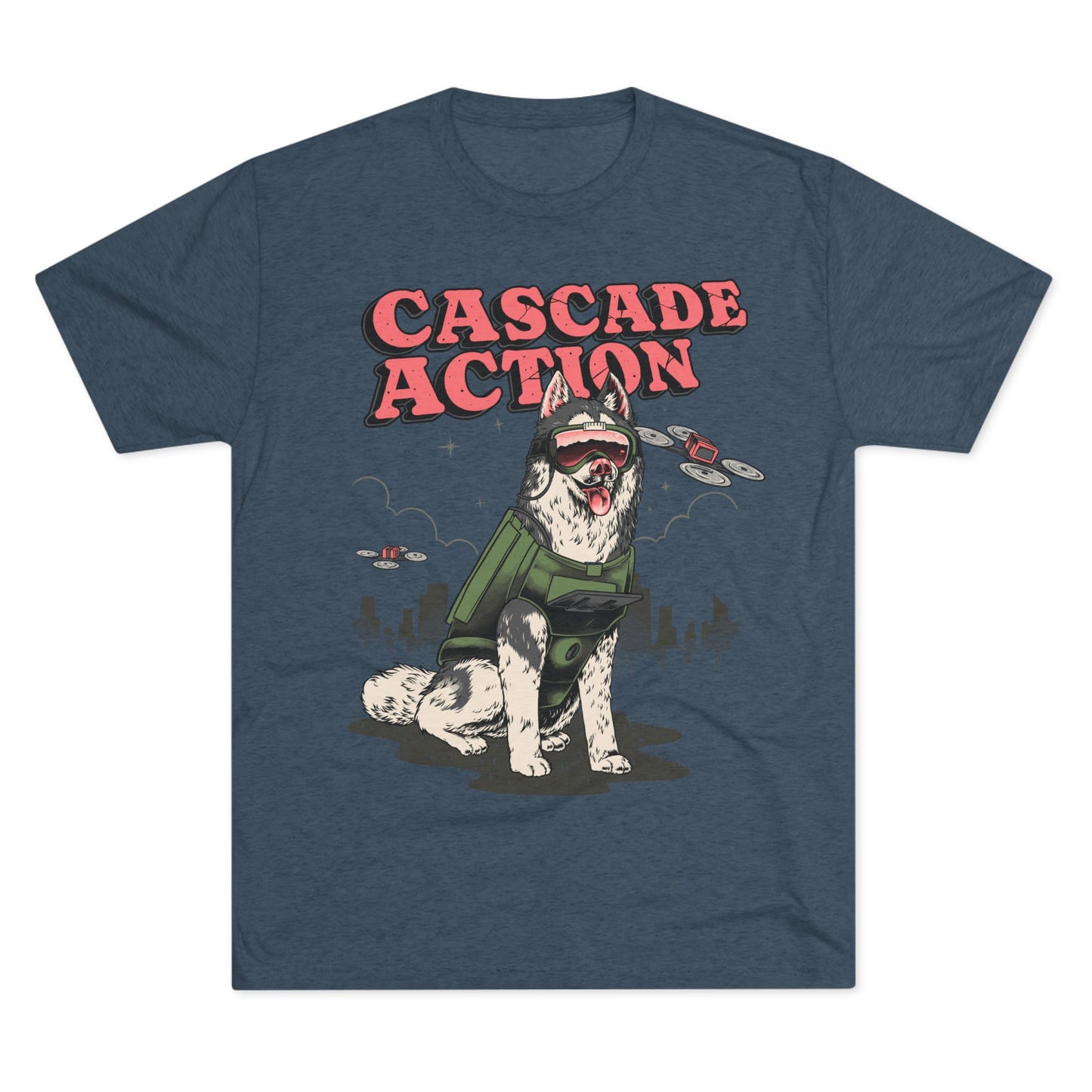 "Whiskey" Dog Tri-Blend T Shirt